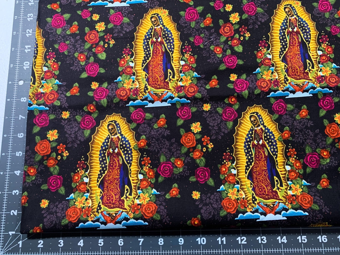 Day of the dead fabric El muerte fabric - Mary Jo Fabrics