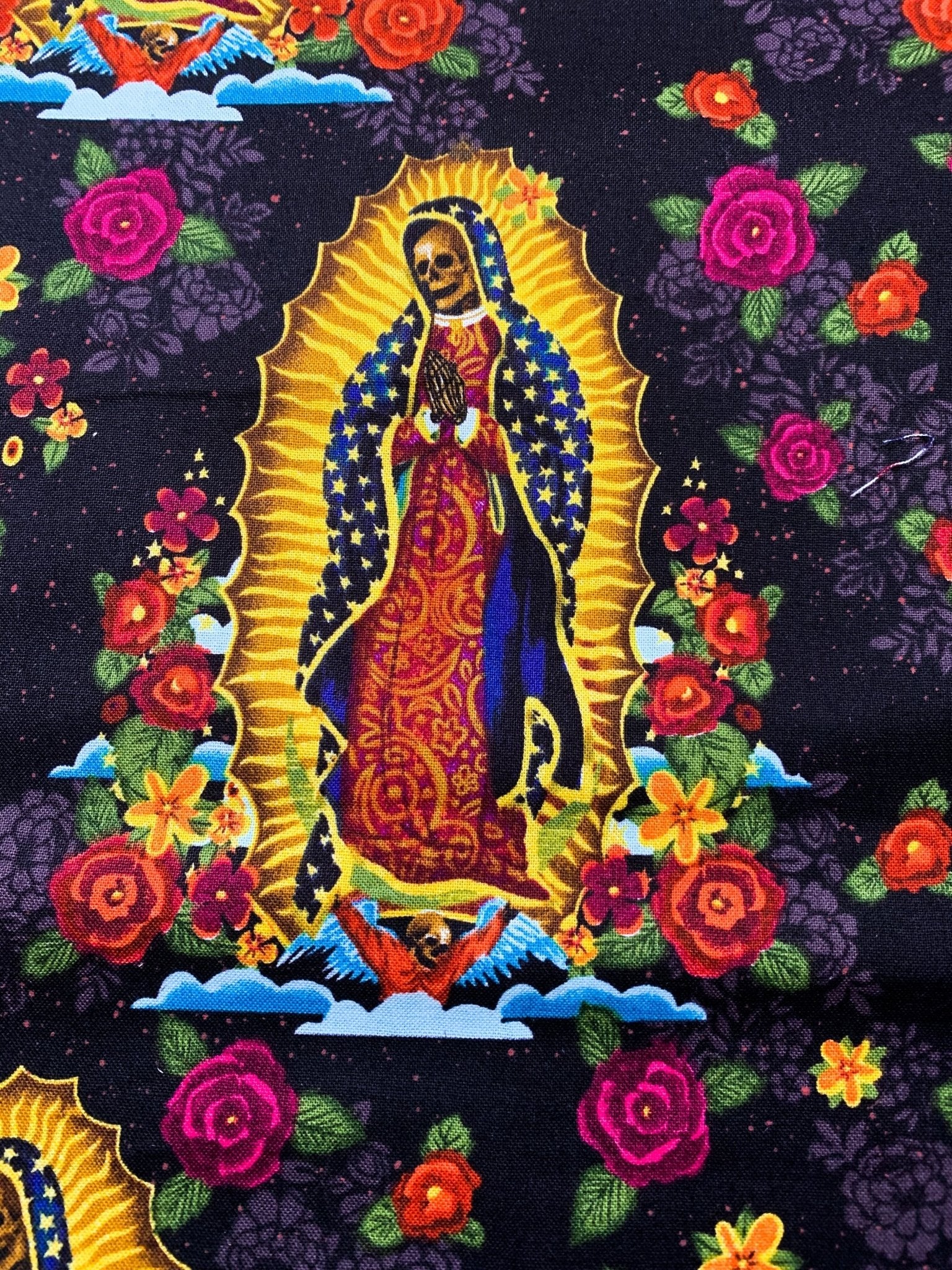 Day of the dead fabric El muerte fabric - Mary Jo Fabrics