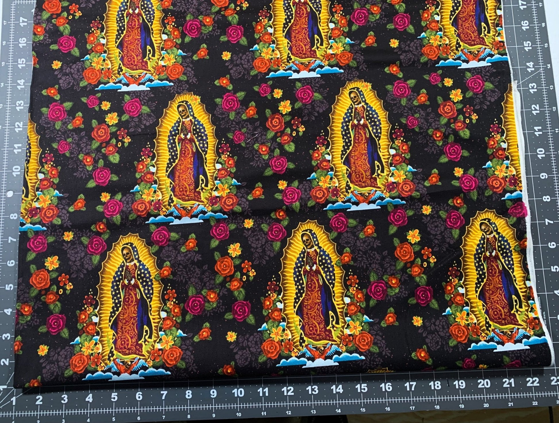 Day of the dead fabric El muerte fabric - Mary Jo Fabrics