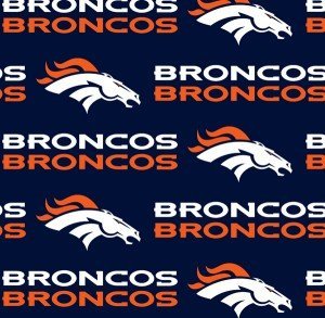 Denver Broncos Fabric 2507 - D NFL Cotton Fabric - Mary Jo Fabrics