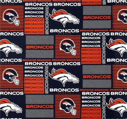Denver Broncos Fabric 6422 - D NFL Cotton Fabric - Mary Jo Fabrics