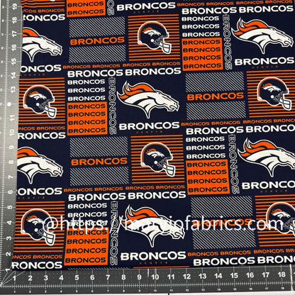 Denver Broncos Fabric 6422 - D NFL Fabric - Mary Jo Fabrics