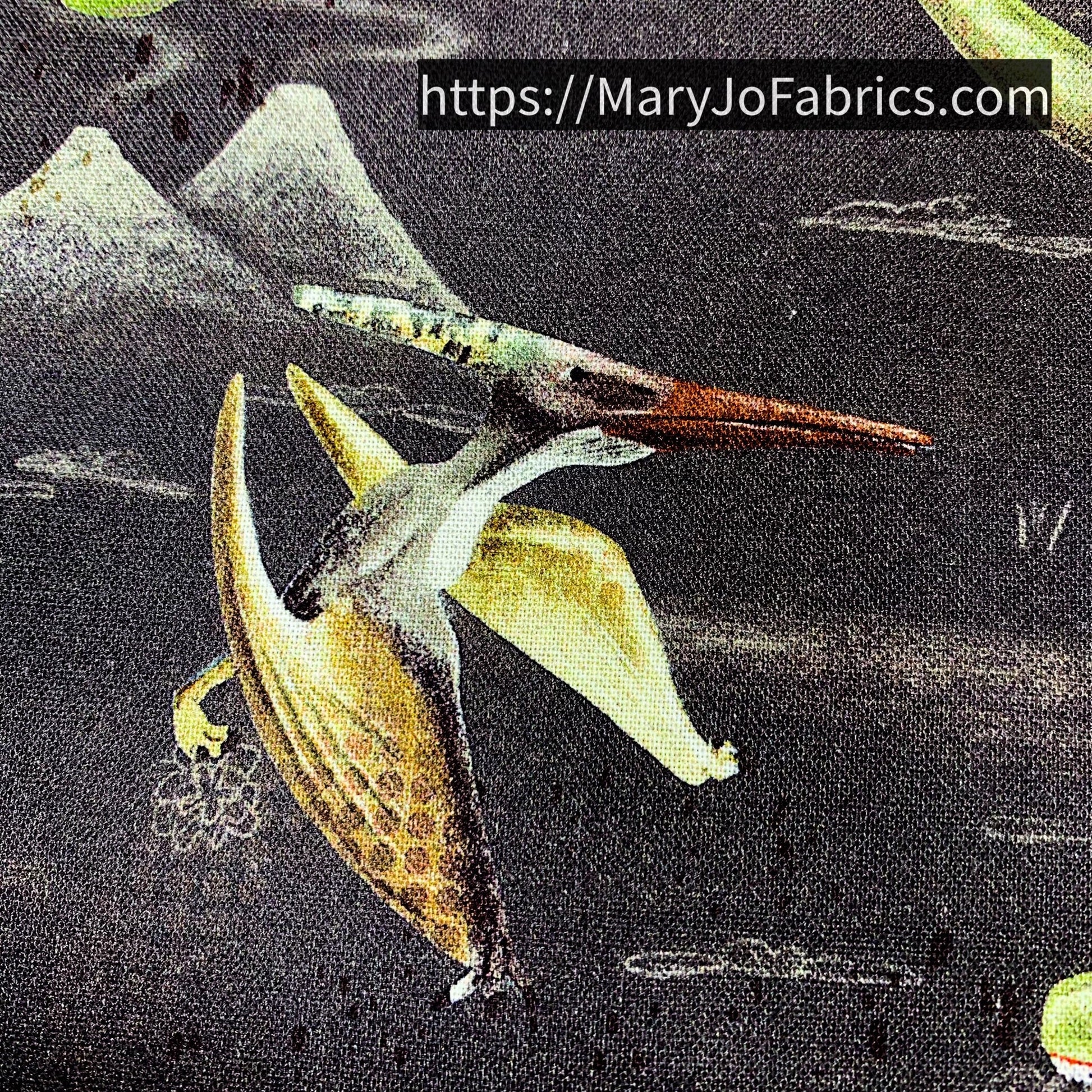 Dinosaur fabric 24149 Trail of Dinos Prehistoric Pack - Mary Jo Fabrics