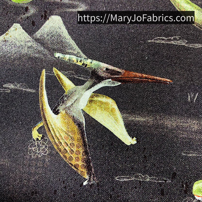 Dinosaur fabric 24149 Trail of Dinos Prehistoric Pack - Mary Jo Fabrics