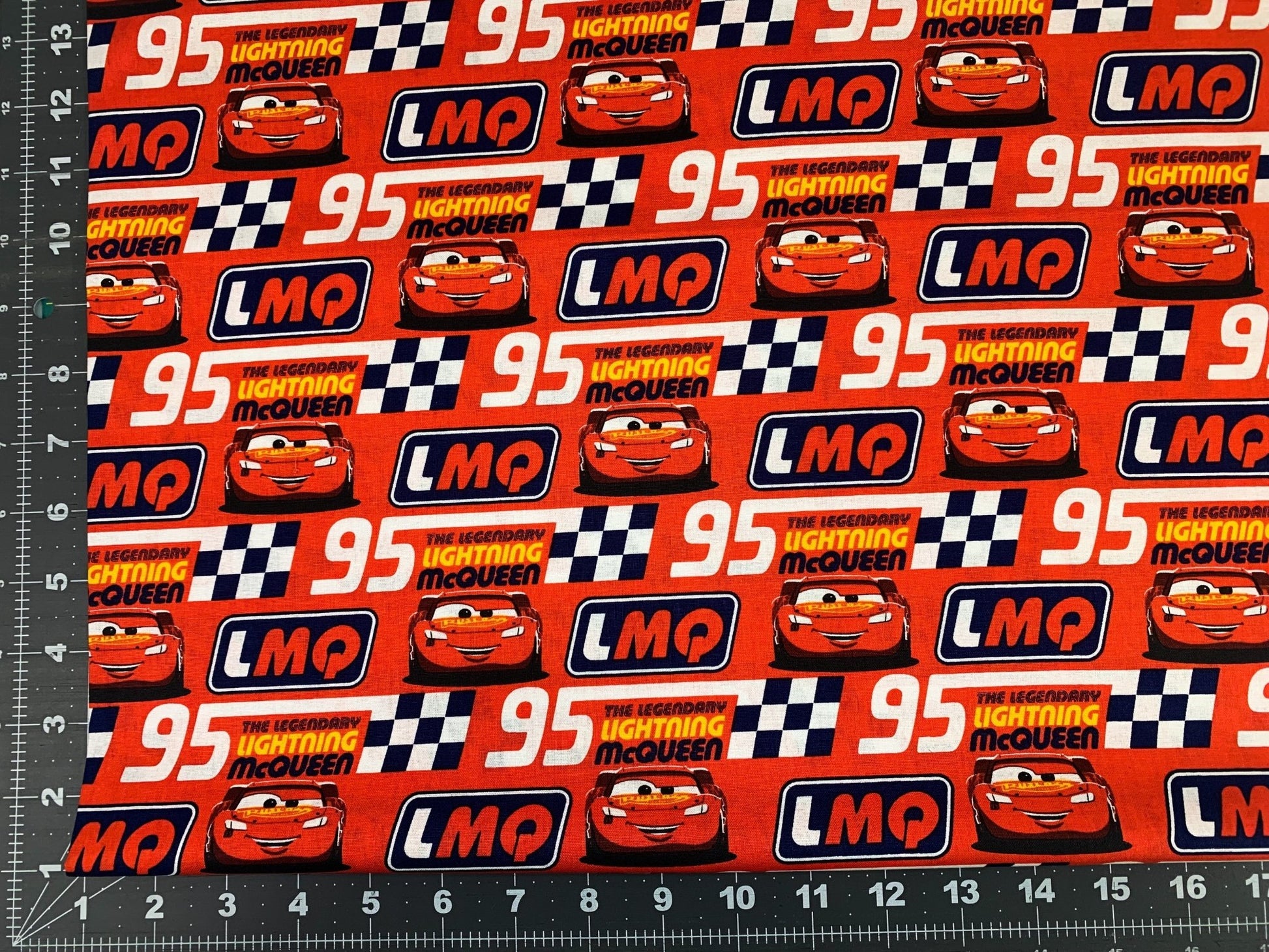 Disney Cars fabric Lightning McQueen fabric - Mary Jo Fabrics