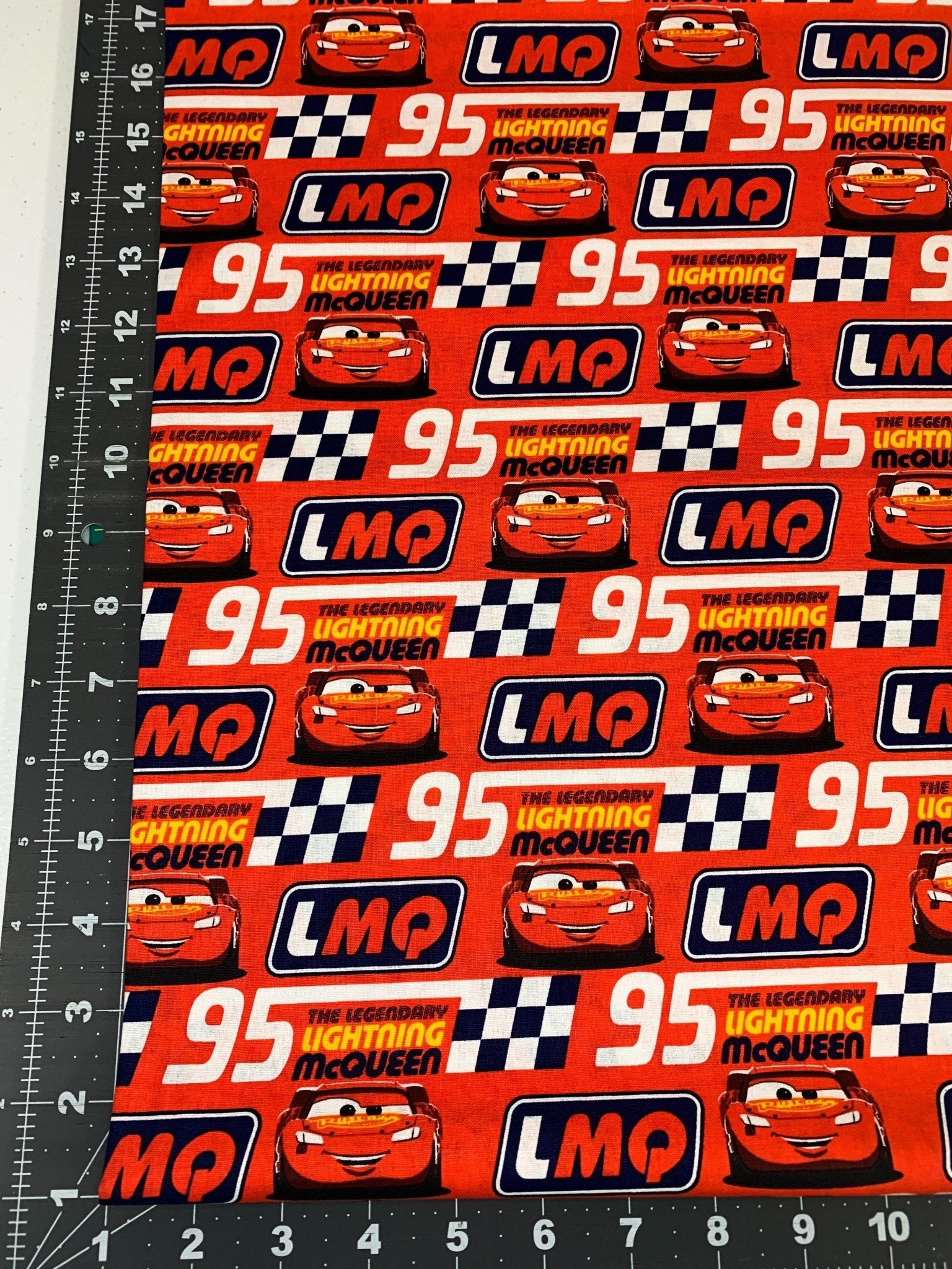 Disney Cars fabric Lightning McQueen fabric - Mary Jo Fabrics