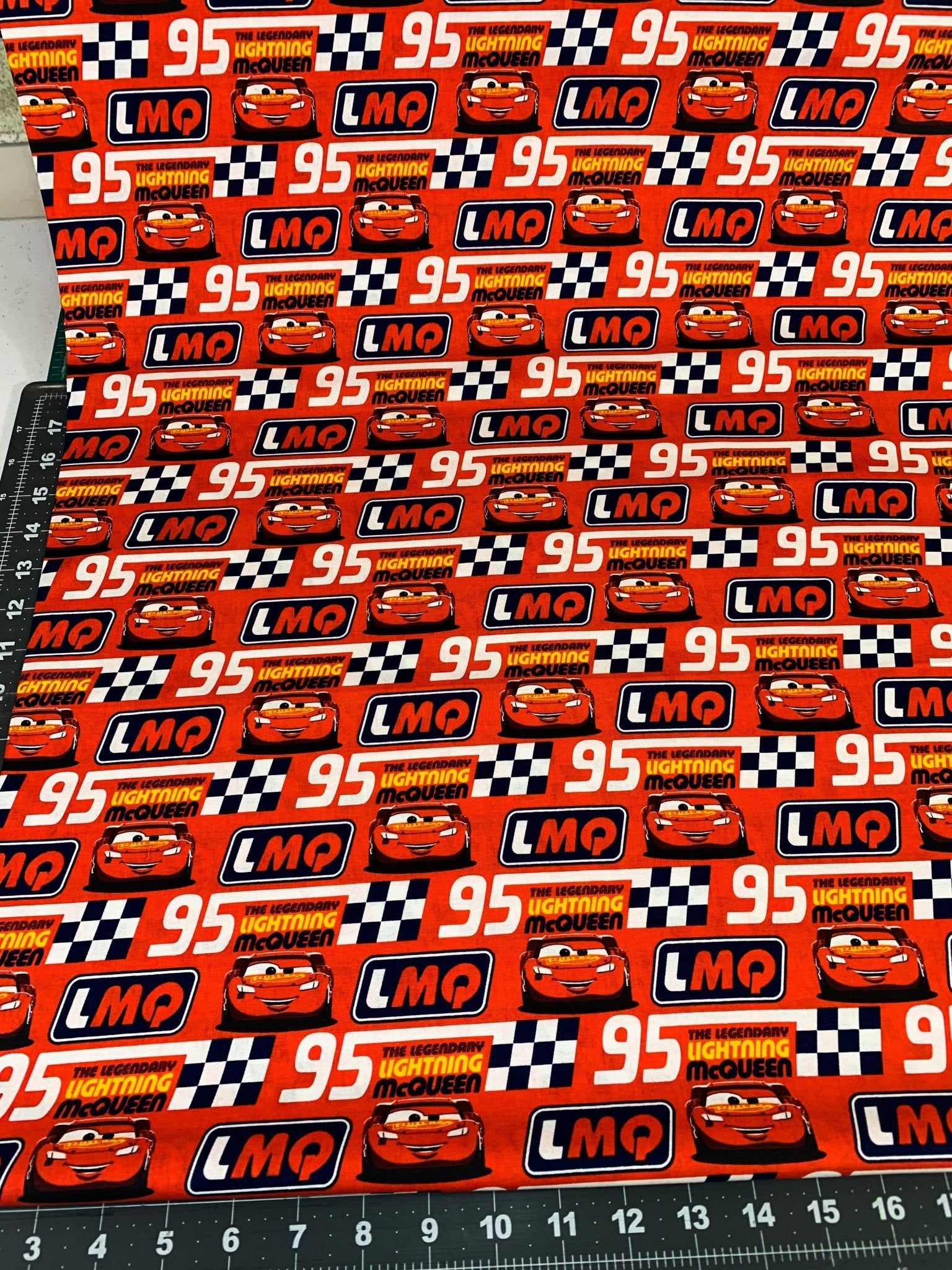 Disney Cars fabric Lightning McQueen fabric - Mary Jo Fabrics