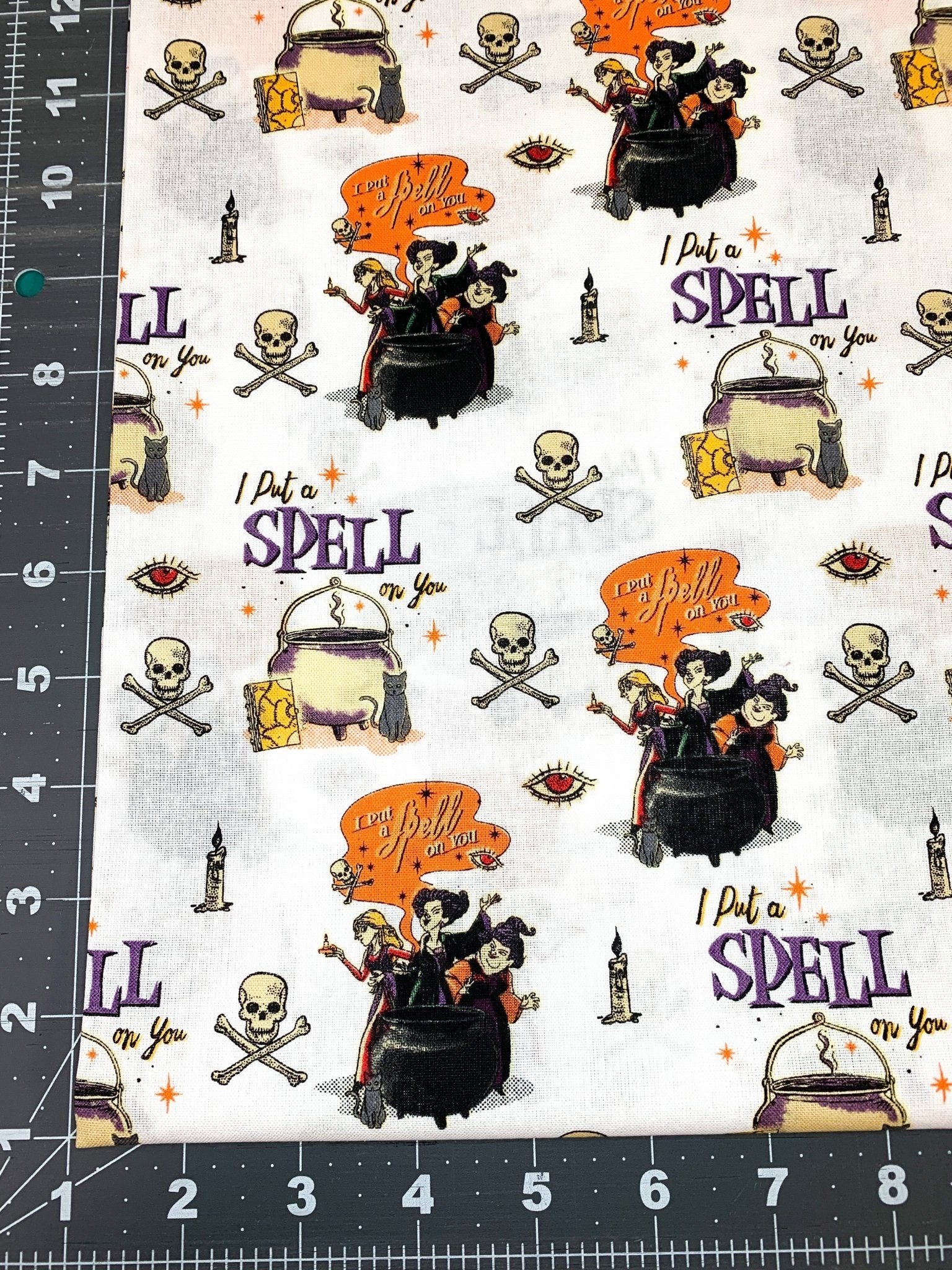 Disney Hocus Pocus Fabric Bolt 43”x 7 Yd 100% Cotton Sanderson cheapest Sisters Witch