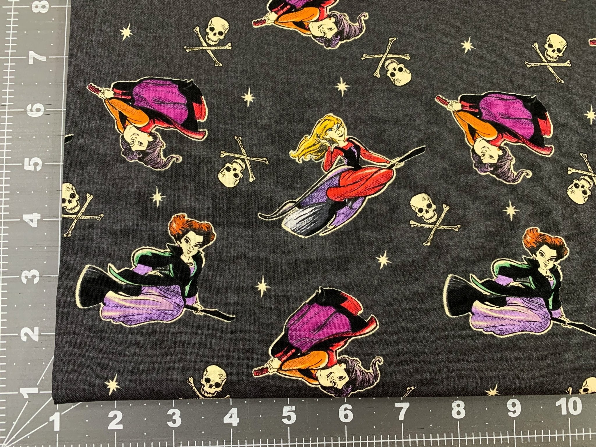 Disney Hocus Pocus Fabric Bolt 43”x 7 selling Yd 100% Cotton Sanderson Sisters Witch