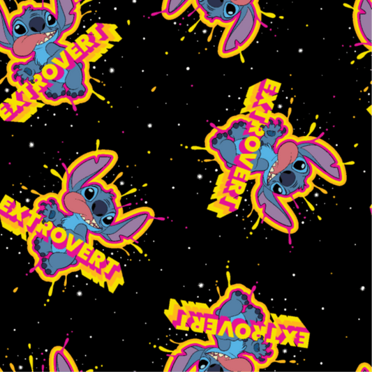 Disney Lilo and Stitch FLEECE Fabric 79744 Extrovert - Mary Jo Fabrics