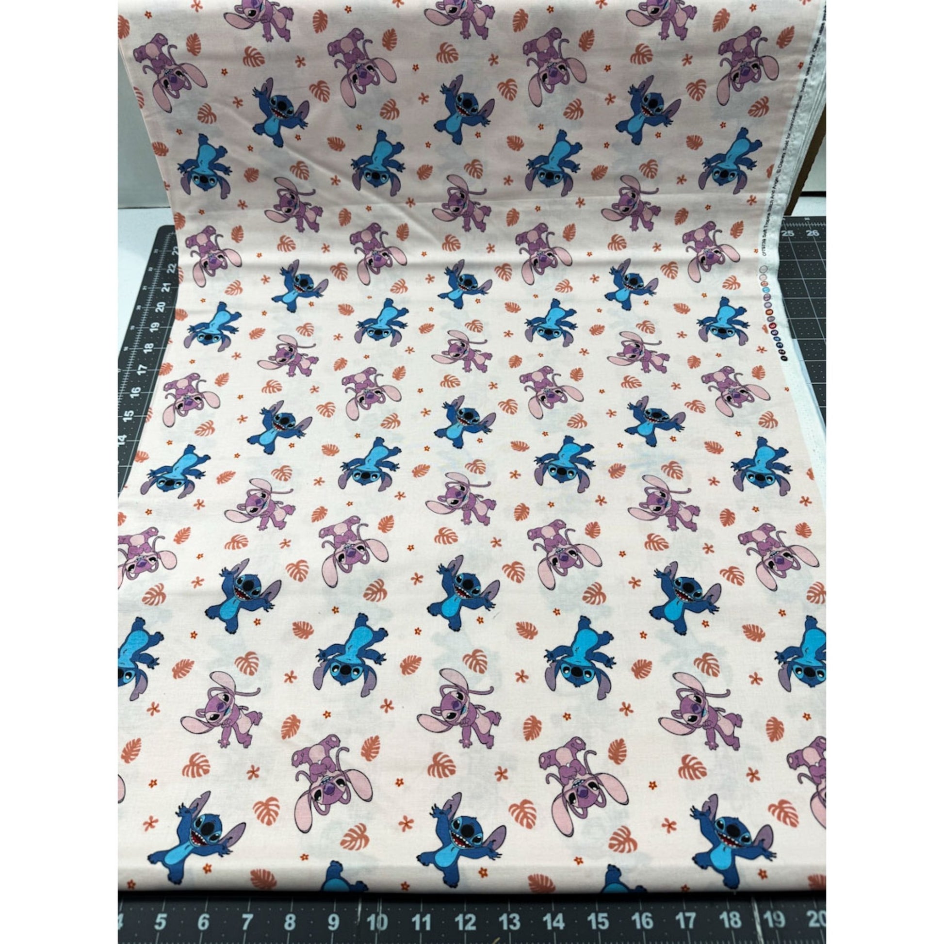 Disney Lilo Stitch Fabric 79739 Angel Soft - Mary Jo Fabrics