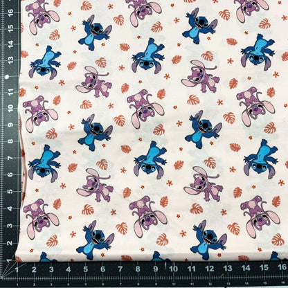 Disney Lilo Stitch Fabric 79739 Angel Soft - Mary Jo Fabrics