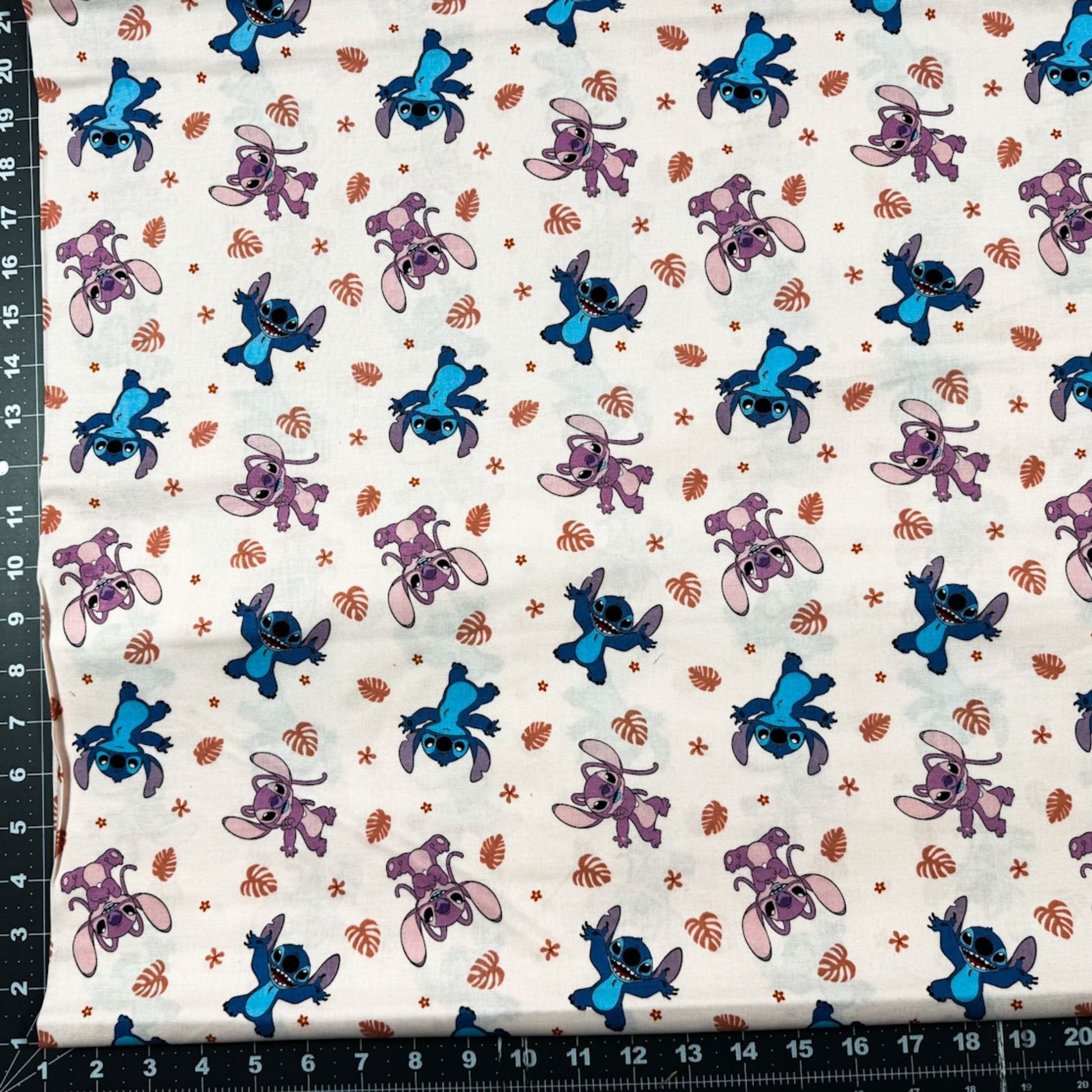 Disney Lilo Stitch Fabric 79739 Angel Soft - Mary Jo Fabrics