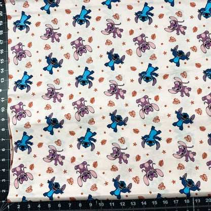 Disney Lilo Stitch Fabric 79739 Angel Soft - Mary Jo Fabrics