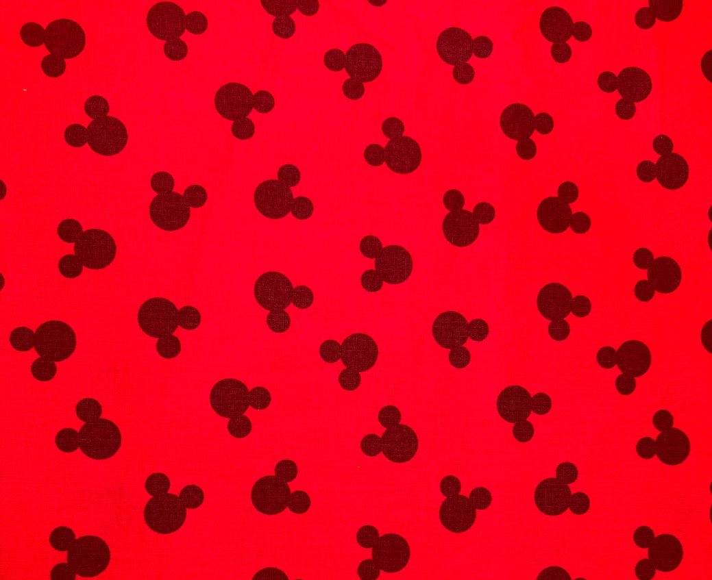 Disney Mickey Mouse Ears fabric Mickey head toss - Mary Jo Fabrics