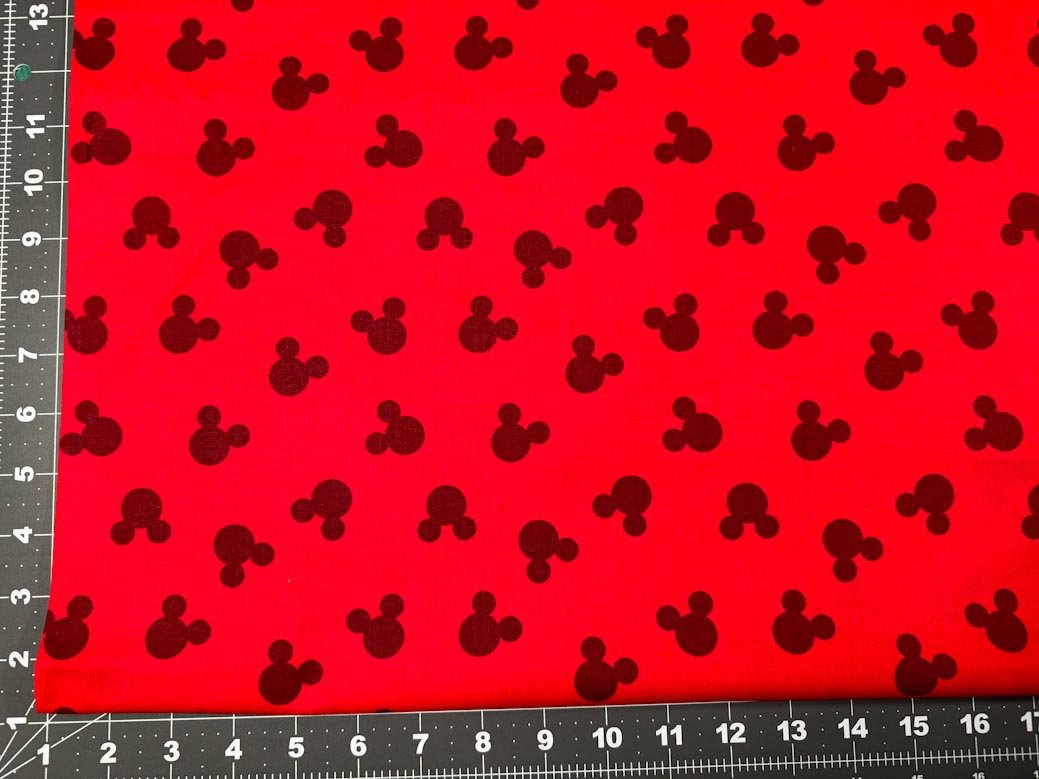 Disney Mickey Mouse Ears fabric Mickey head toss - Mary Jo Fabrics