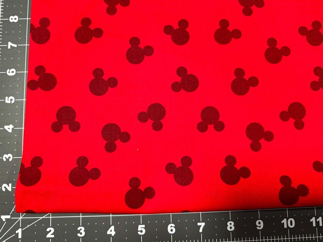 Disney Mickey Mouse Ears fabric Mickey head toss - Mary Jo Fabrics