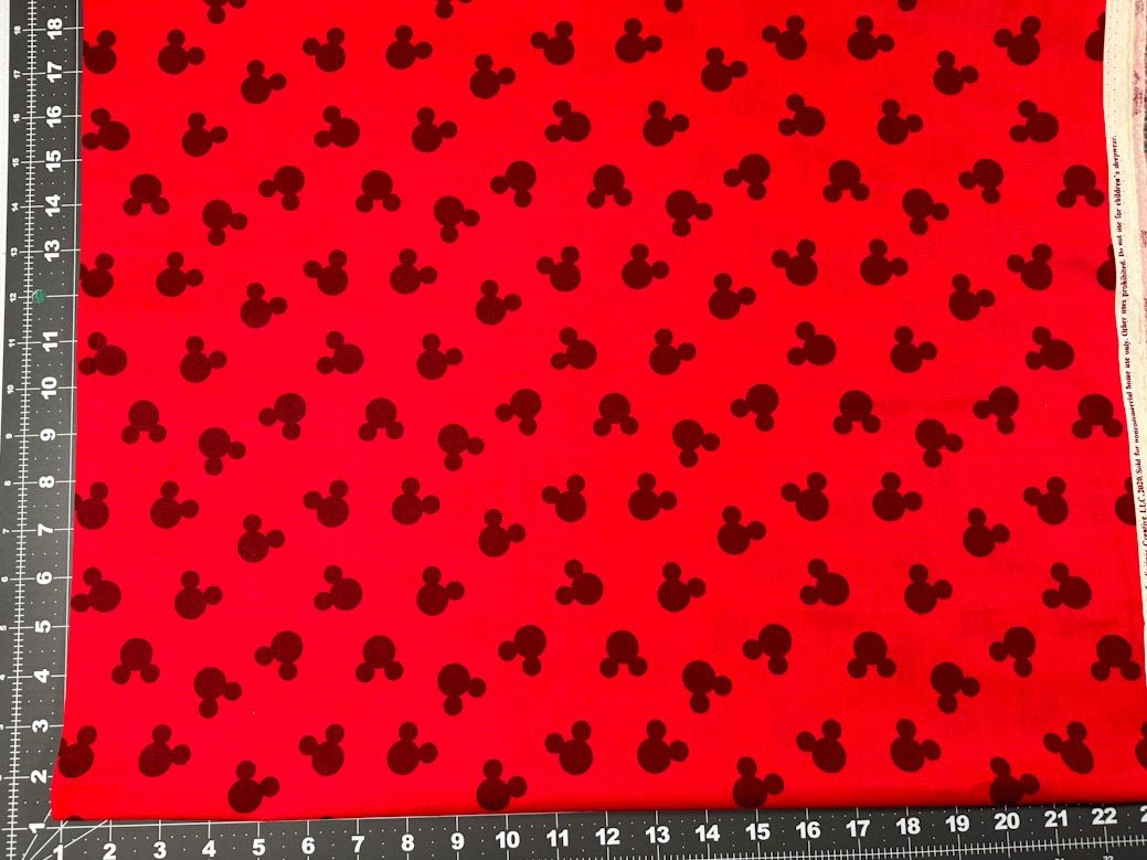 Disney Mickey Mouse Ears fabric Mickey head toss - Mary Jo Fabrics