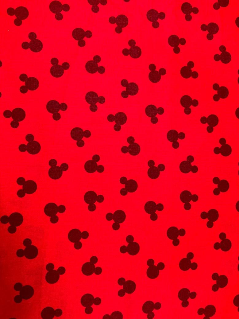 Disney Mickey Mouse Ears fabric Mickey head toss - Mary Jo Fabrics