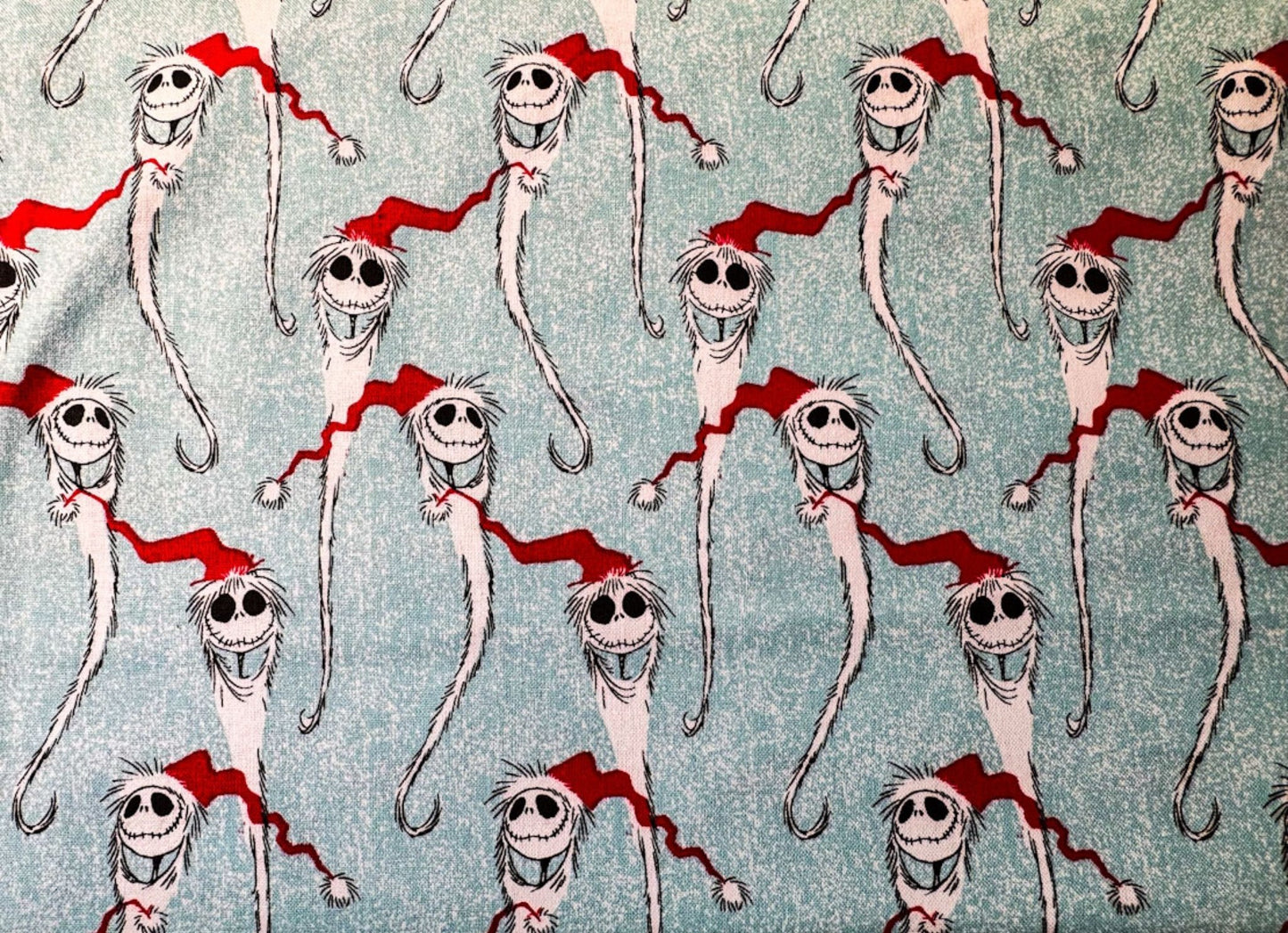 Disney Santa Jack Skellington fabric 77950 Nightmare Before Christmas - Mary Jo Fabrics