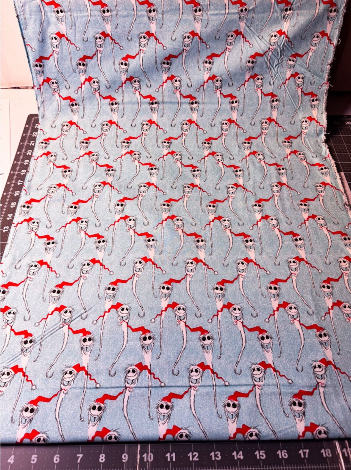 Disney Santa Jack Skellington fabric 77950 Nightmare Before Christmas - Mary Jo Fabrics