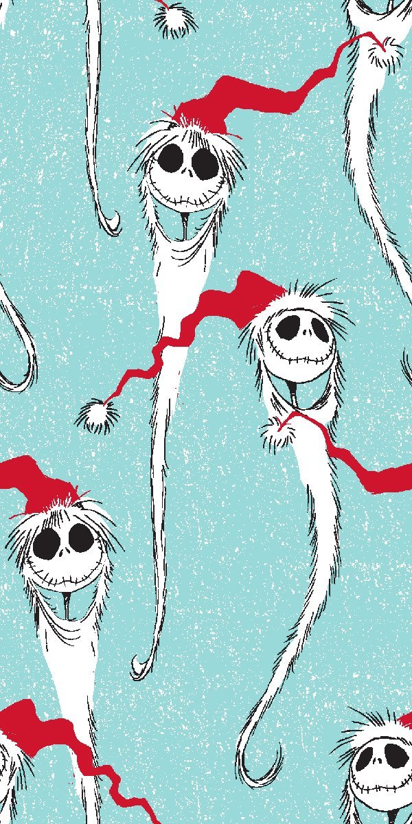 Disney Santa Jack Skellington fabric 77950 Nightmare Before Christmas - Mary Jo Fabrics