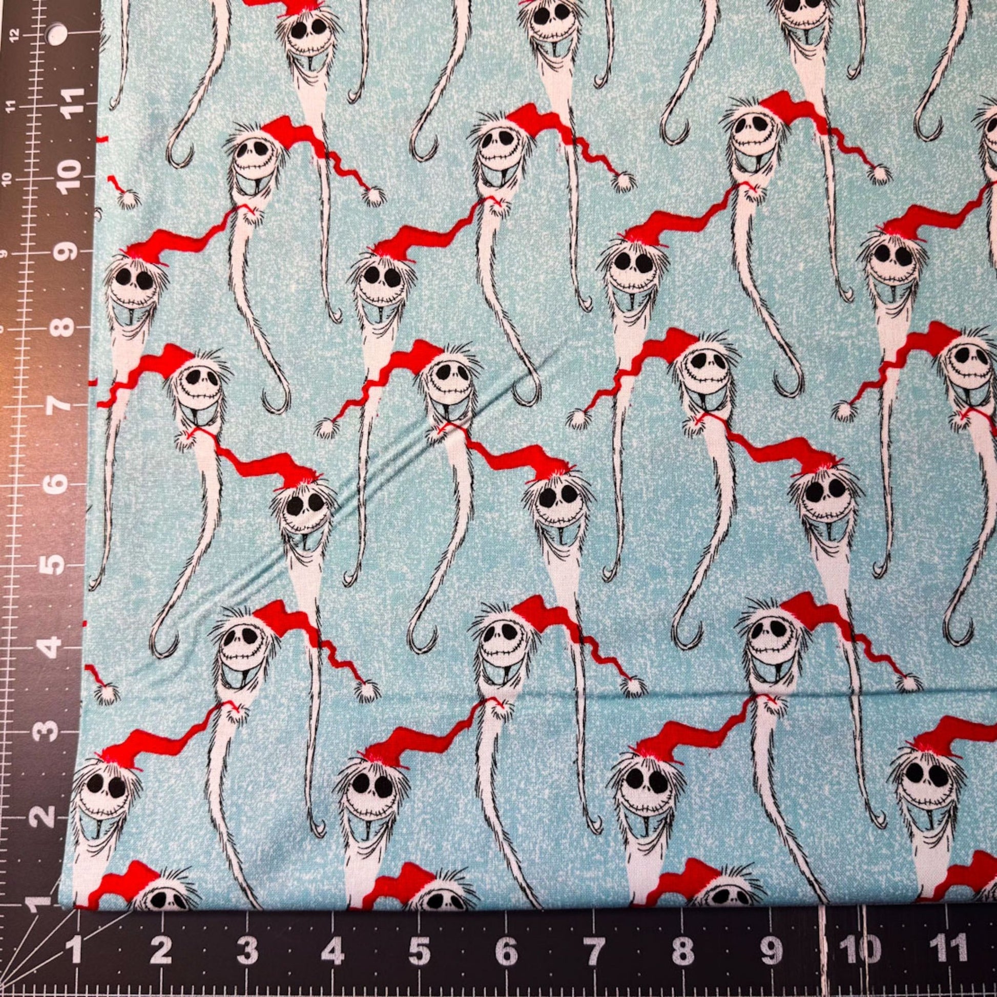 Disney Santa Jack Skellington fabric 77950 Nightmare Before Christmas - Mary Jo Fabrics