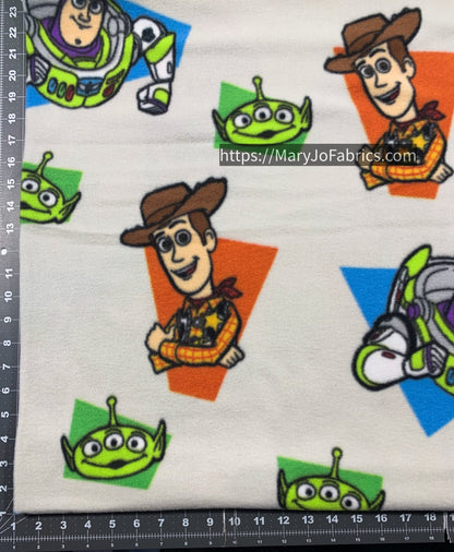 Disney Toy Story FLEECE 78724 Woody Buzz Lightyear - Mary Jo Fabrics