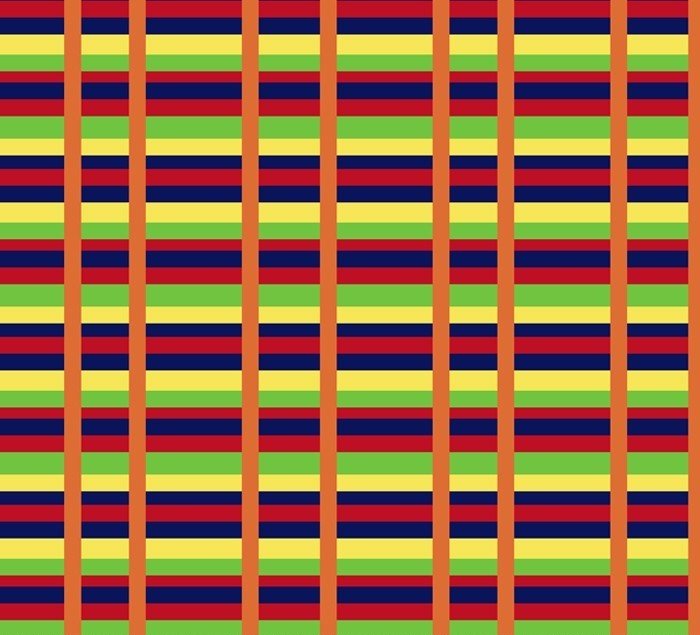 Rainbow Stripe African fabric DX-2124 Kaftan Diamonds