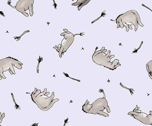 Eeyore Cotton Fabric 8720 - 50 Classic Winnie the Pooh fabric - Mary Jo Fabrics