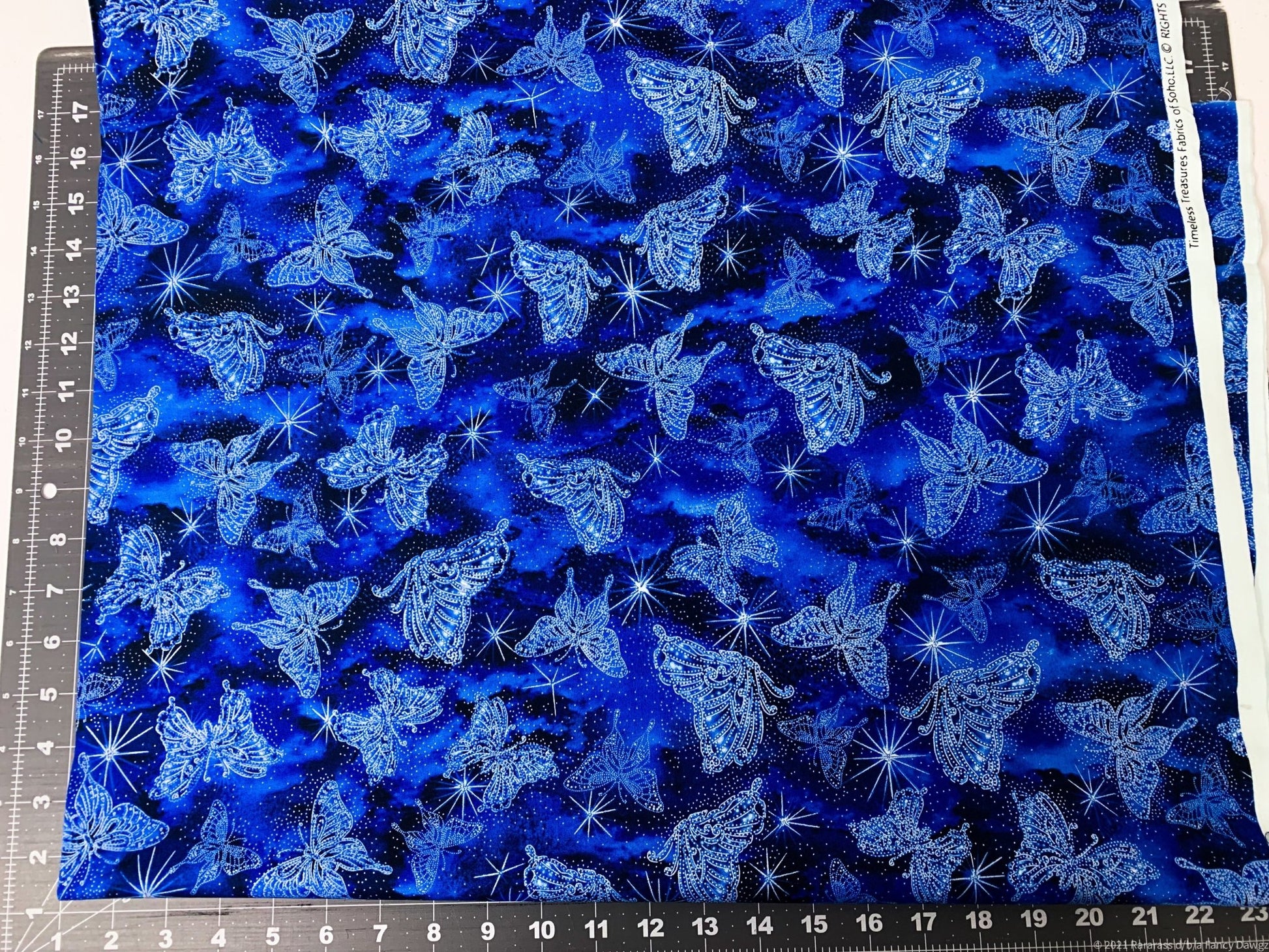 Fairy Night Butterfly fabric CM8867 butterflies - Mary Jo Fabrics