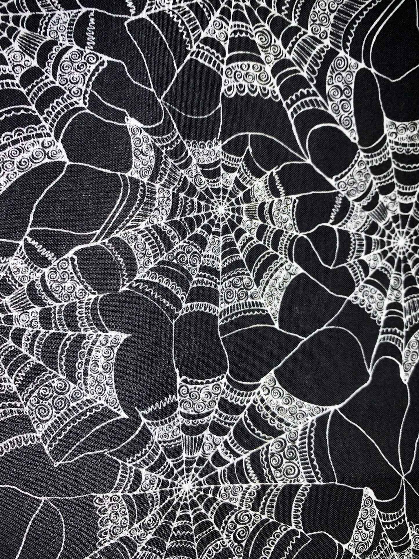 Fancy Spiderweb fabric CP50339 Web Halloween fabric - Mary Jo Fabrics