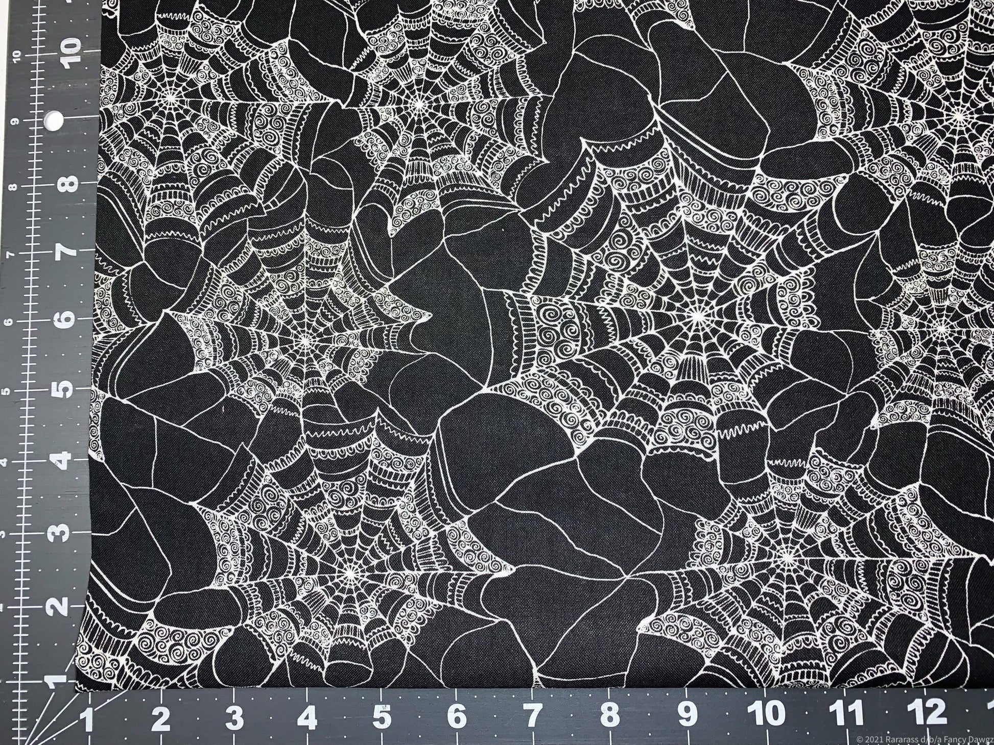 Fancy Spiderweb fabric CP50339 Web Halloween fabric - Mary Jo Fabrics