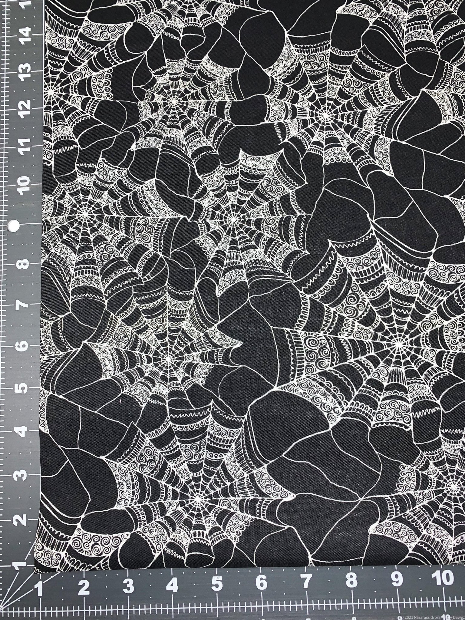 Fancy Spiderweb fabric CP50339 Web Halloween fabric - Mary Jo Fabrics