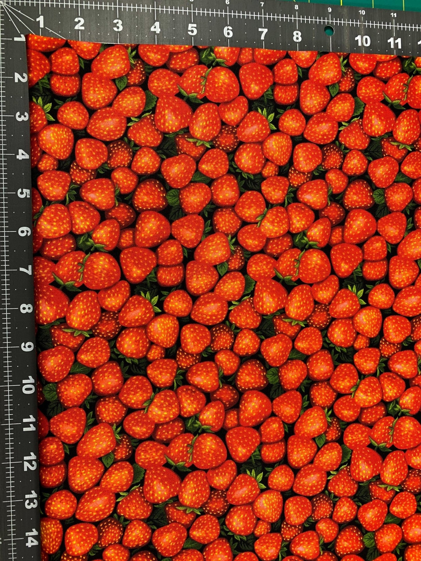 Farmer John's Strawberry fabric 13271 Strawberries - Mary Jo Fabrics