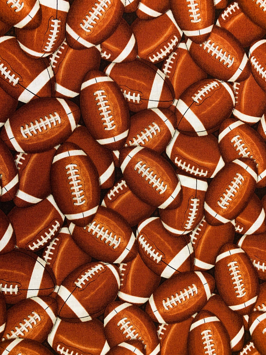 Football fabric C4822 sports cotton fabric - Mary Jo Fabrics