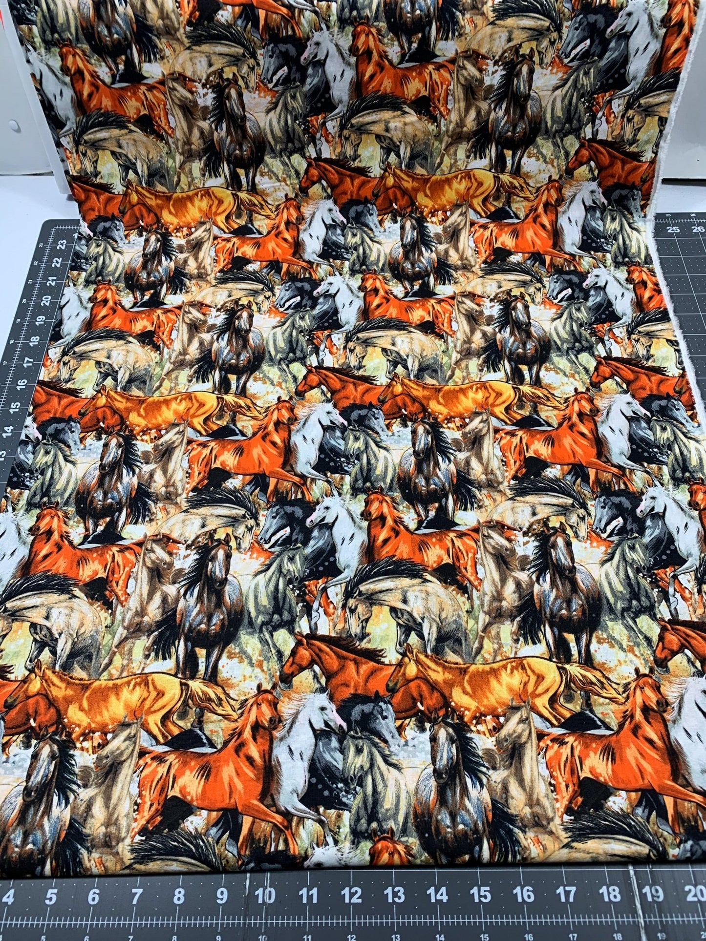 Mustang Fabric DX4179 Wild Horse Cotton Fabric - Mary Jo Fabrics