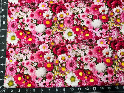 Garden Party Pink Floral Fabric - Mary Jo Fabrics