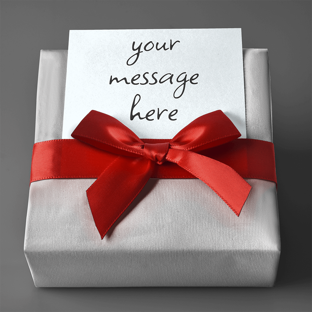 Gift Wrap with Personalized Message - Mary Jo Fabrics