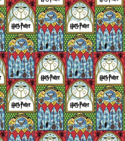 Glass Quidditch Harry Potter Fabric 16028557 - Mary Jo Fabrics