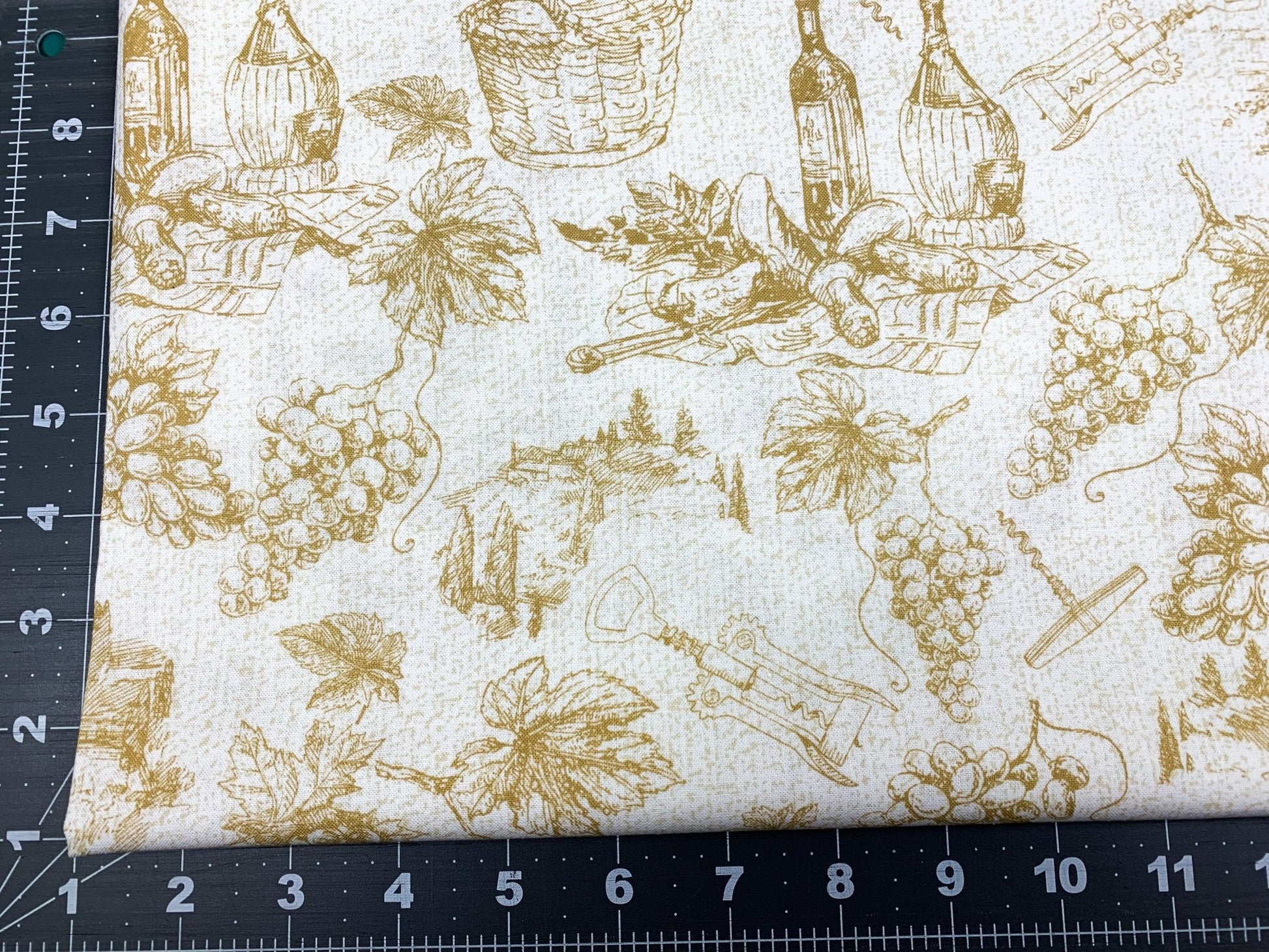 Grape Etchings Wine fabric C8397 grape fabric - Mary Jo Fabrics