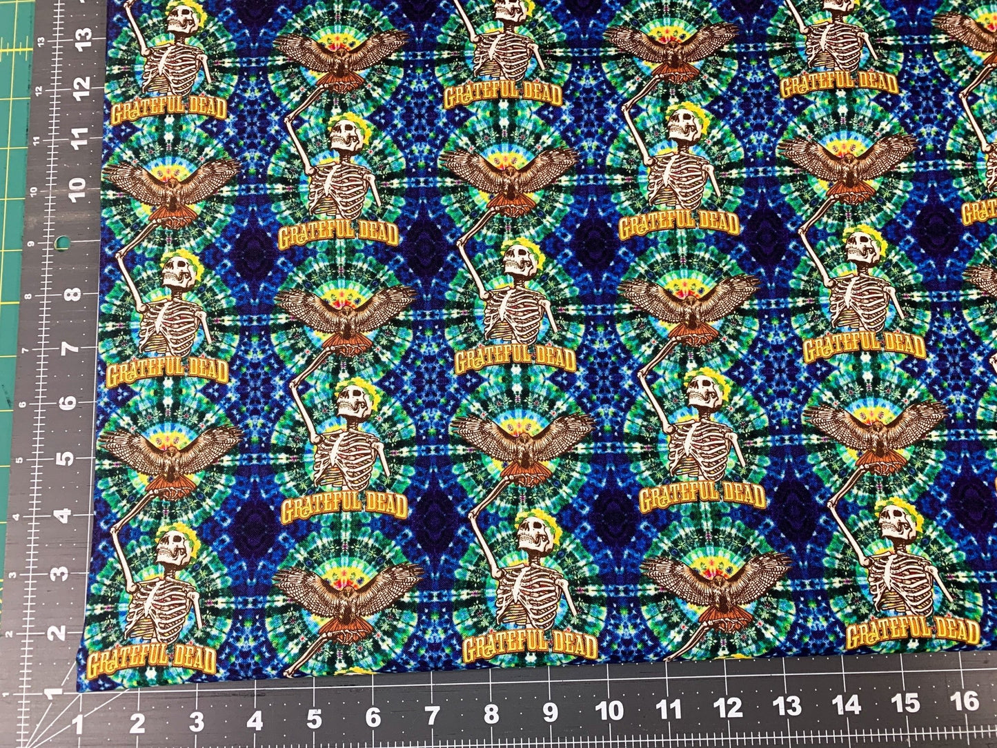 Grateful Dead fabric 71268 Rock band fabric Music fabric - Mary Jo Fabrics