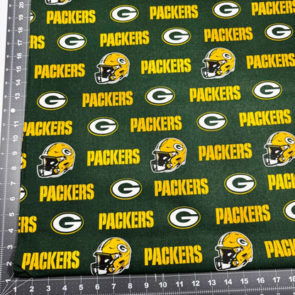 Green Bay Packers Material 6317D Classic NFL Cotton Fabric - Mary Jo Fabrics
