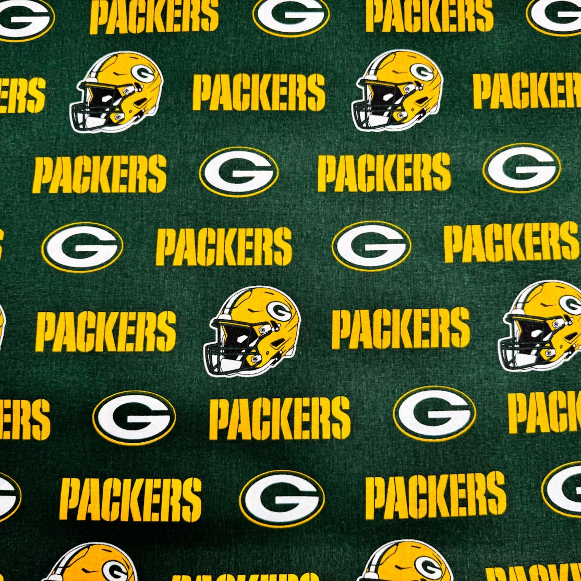 Green Bay Packers 6317D Classic NFL Cotton Fabric - Mary Jo Fabrics