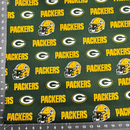 Green Bay Packer Fabric 6317D Classic NFL Fabric - Mary Jo Fabrics