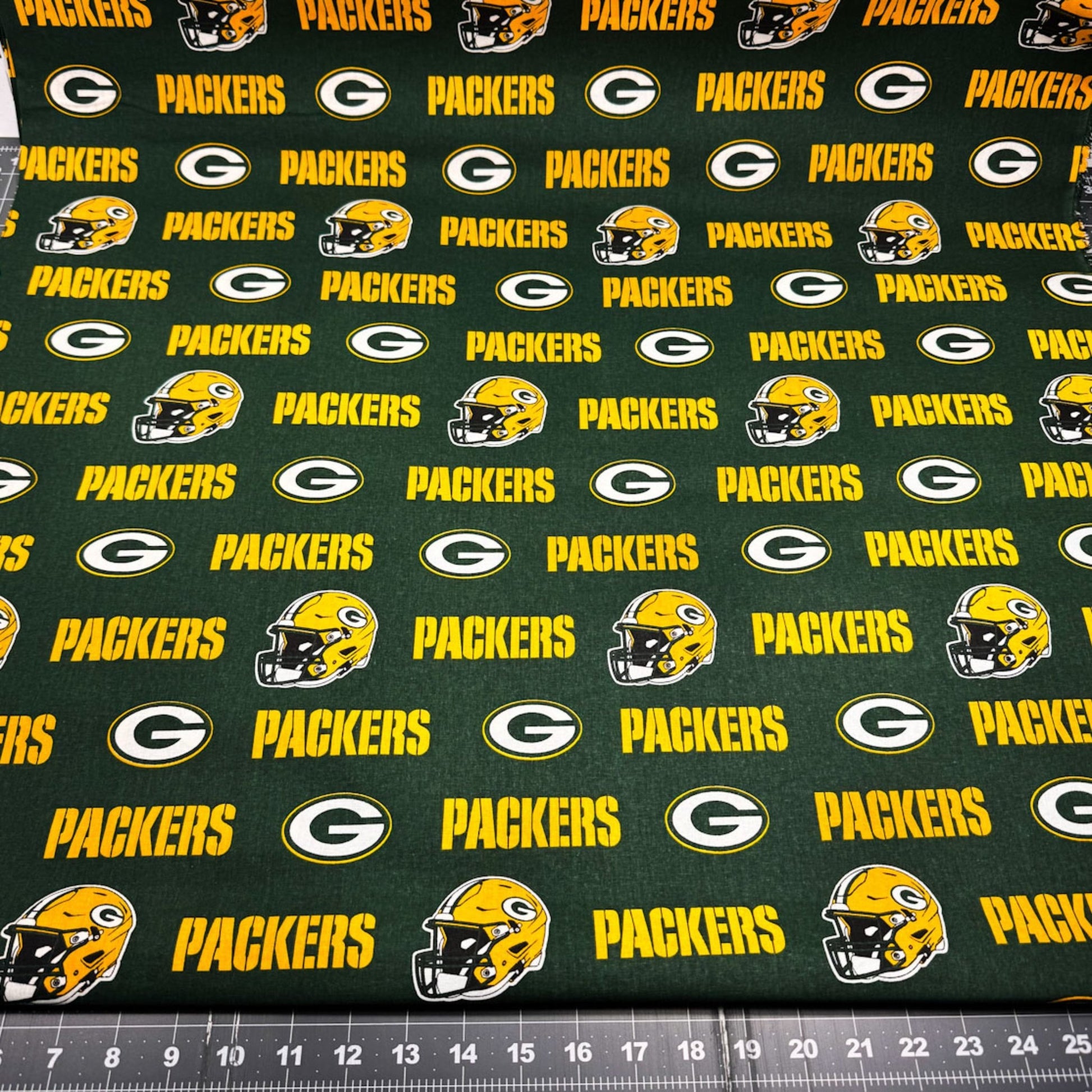 Green Bay Packers 6317D Classic NFL Cotton Fabric - Mary Jo Fabrics