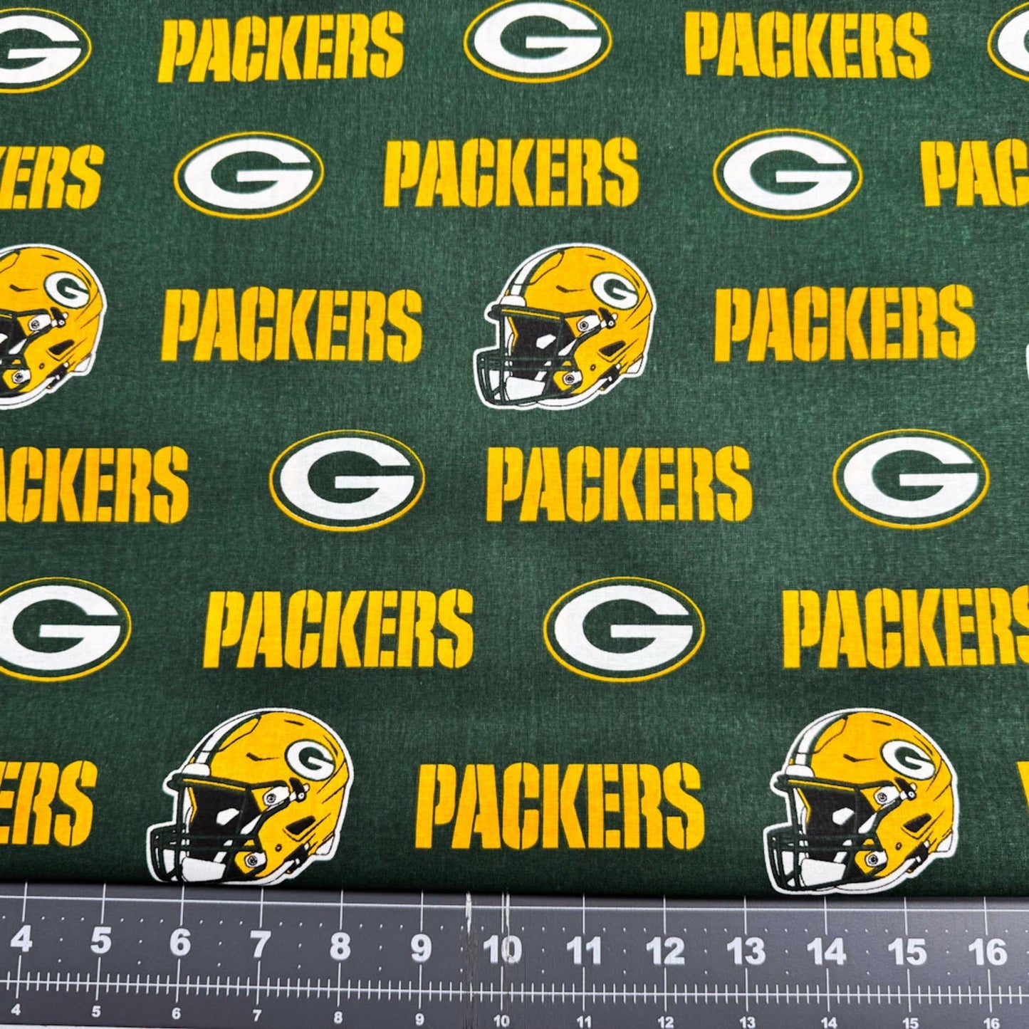 Green Bay Packers 6317D Classic NFL Cotton Fabric - Mary Jo Fabrics