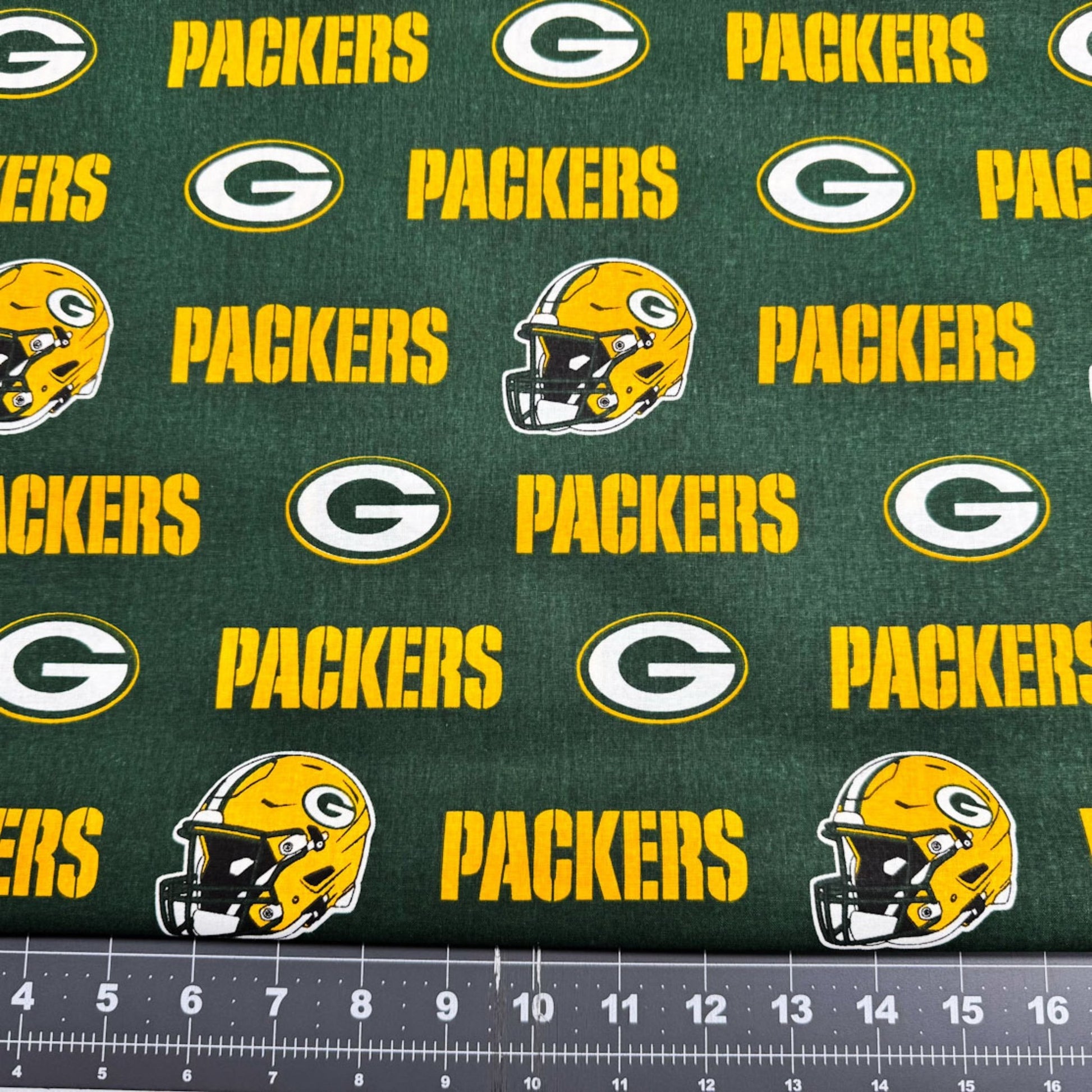 Green Bay Packers 6317D Classic NFL Cotton Fabric - Mary Jo Fabrics