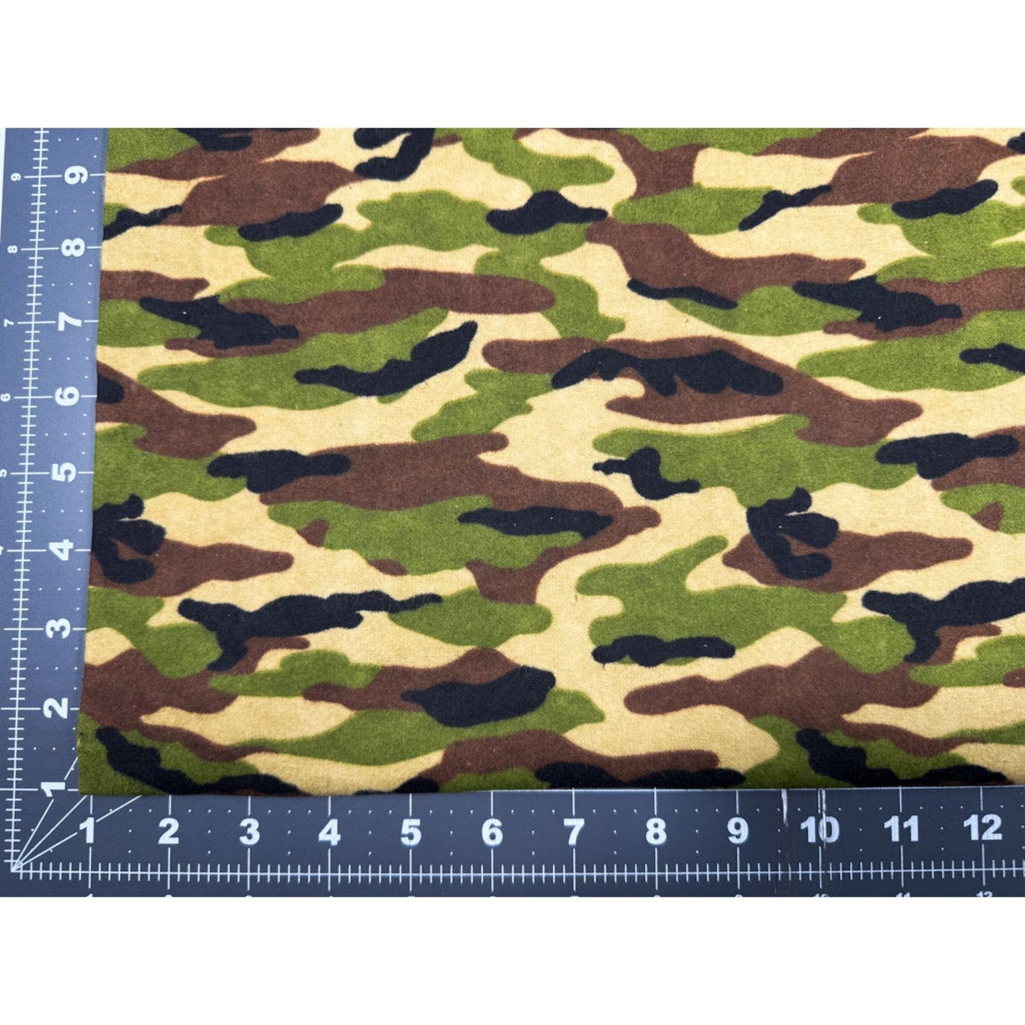 Green Brown Camo FLANNEL 5251 - 33 Camouflage Cotton Flannel - Mary Jo Fabrics