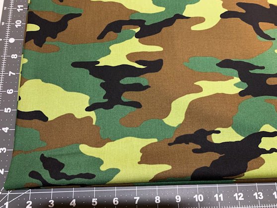 Green Camo fabric 36383 camouflage fabric - Mary Jo Fabrics